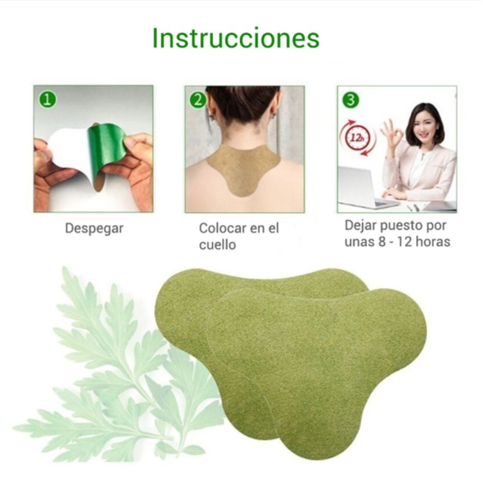 50 Parches Para Alivio Dolor De Cuello
