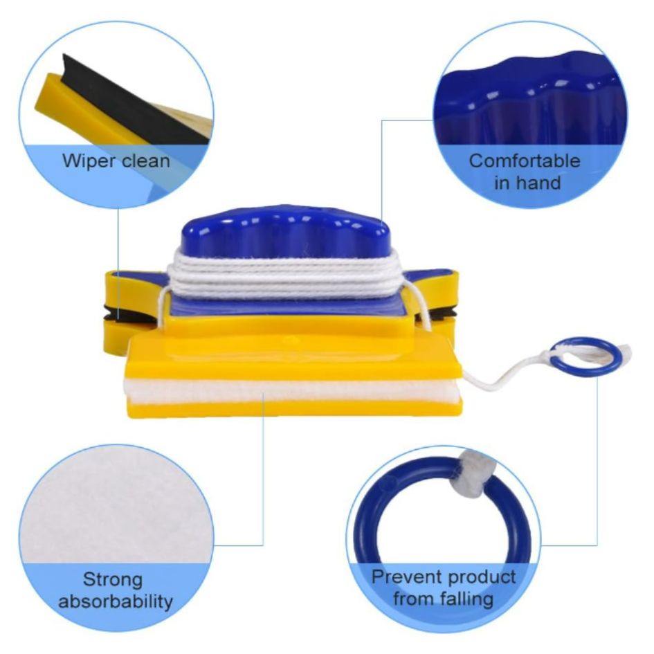 Limpiador vidrio magnetico ventanas