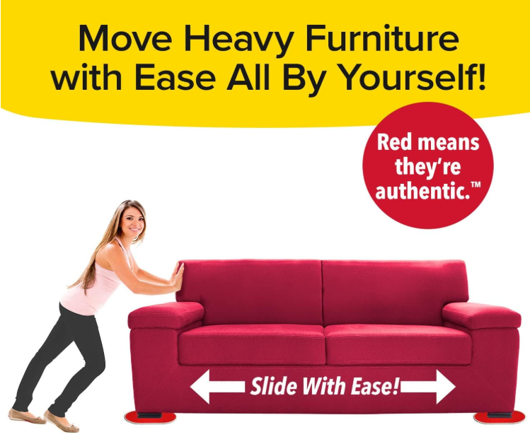 Deslizadores de muebles grandes pesados