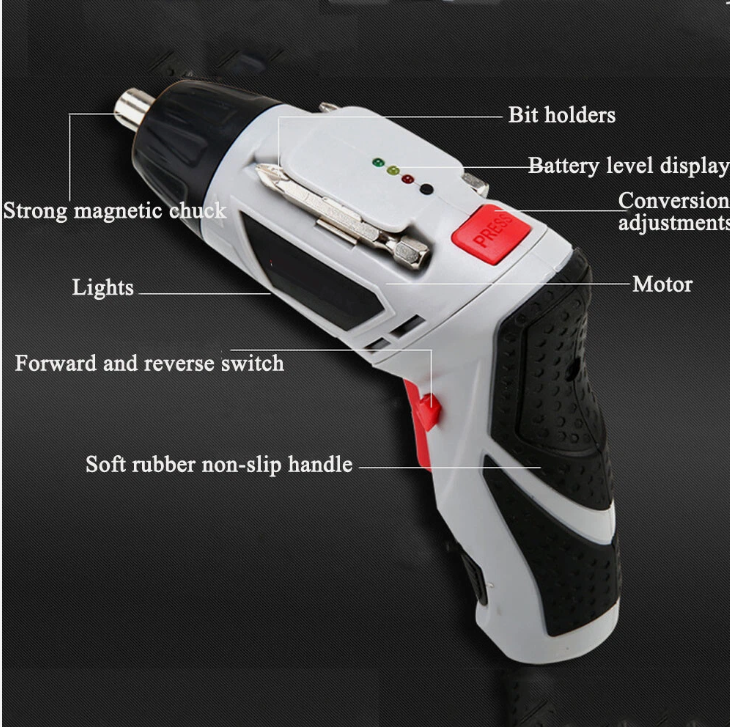 Destornillador Eléctrico 220V Recargable