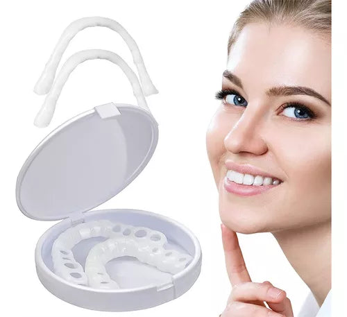 par de carillas provisionales de silicon