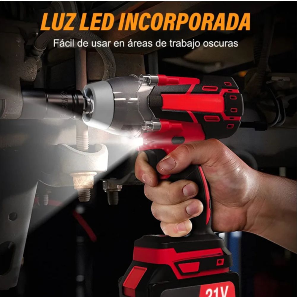 Llave Pistola de Impacto 2 Bat 500 NM