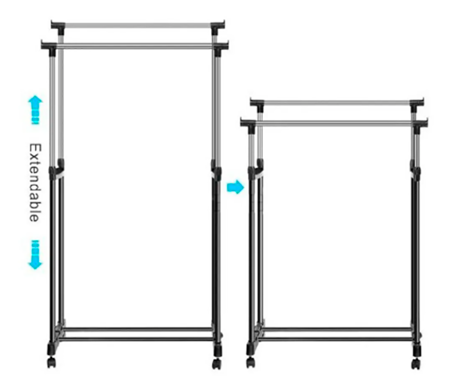 Closet Organizador Doble Para Ropa