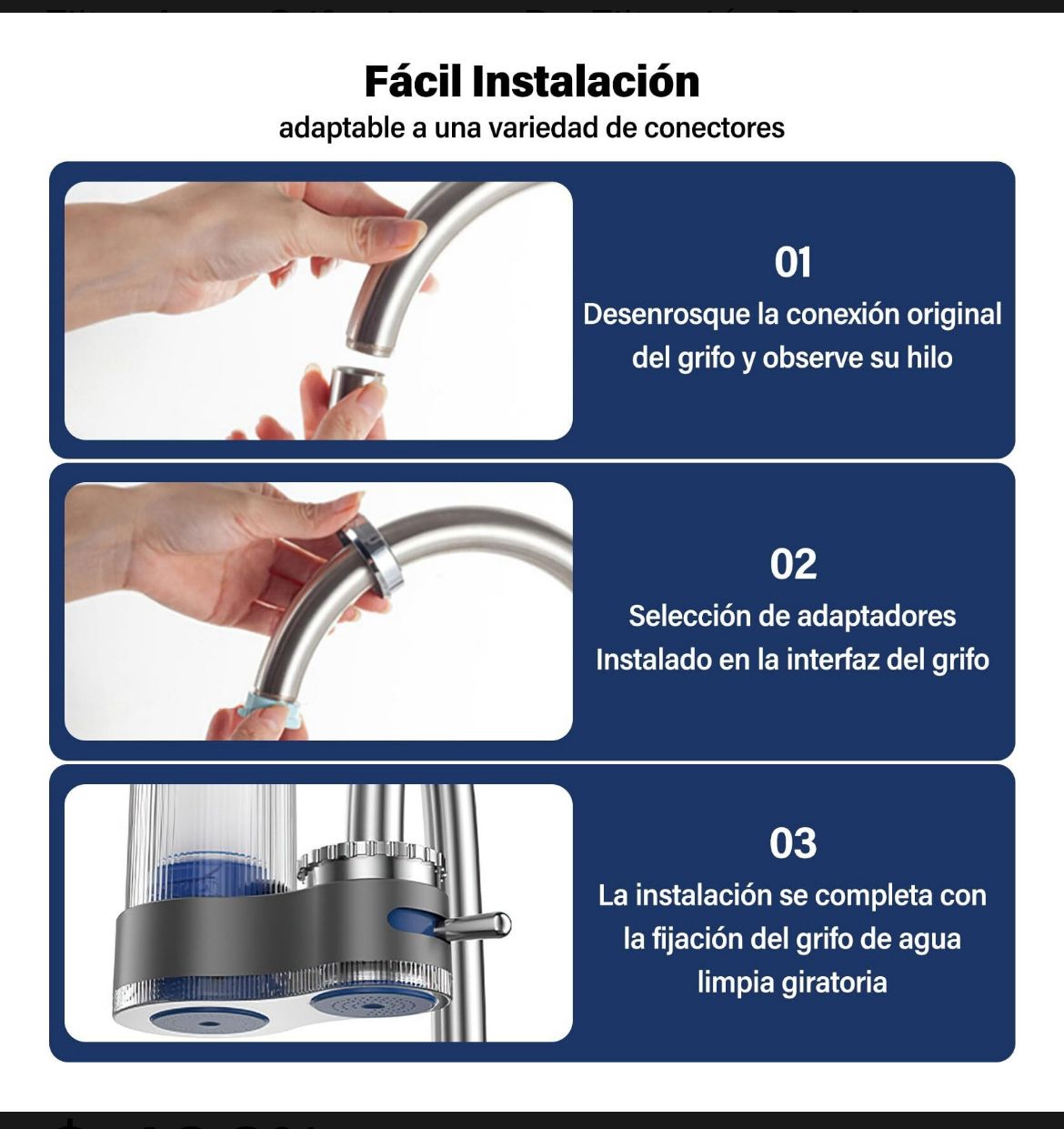 PURIFICADOR FILTRO AGUA GRIFO