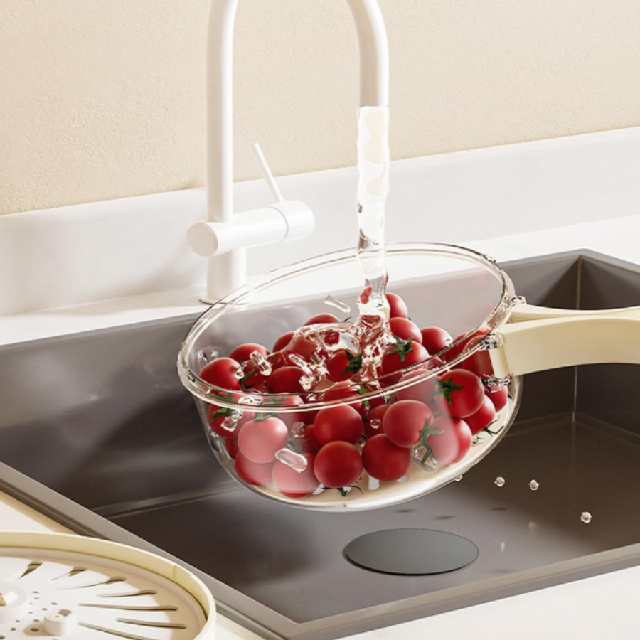 Escurridor Verduras Recipiente con tapa