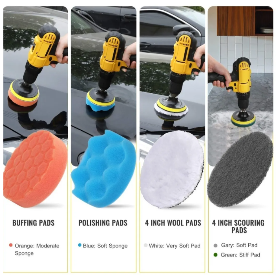 Kit De 12 Cepillos Para Taladro