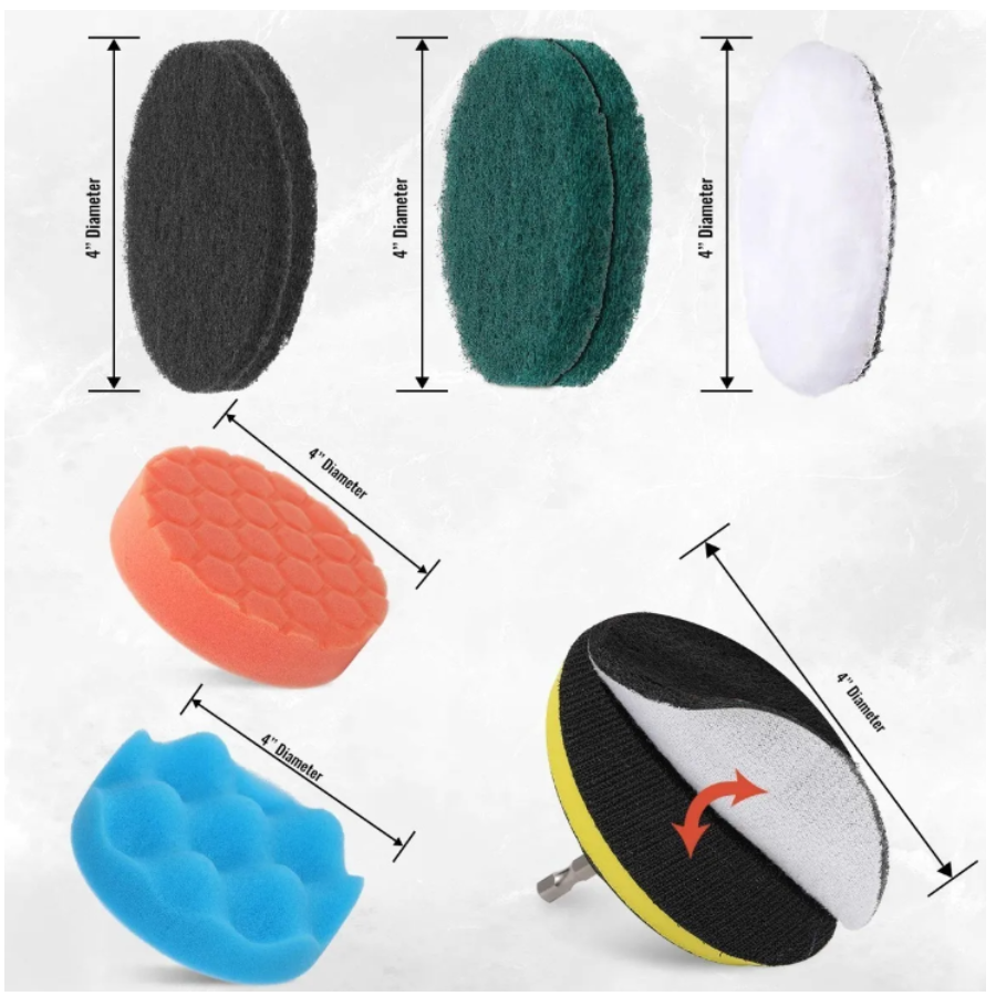 Kit De 12 Cepillos Para Taladro