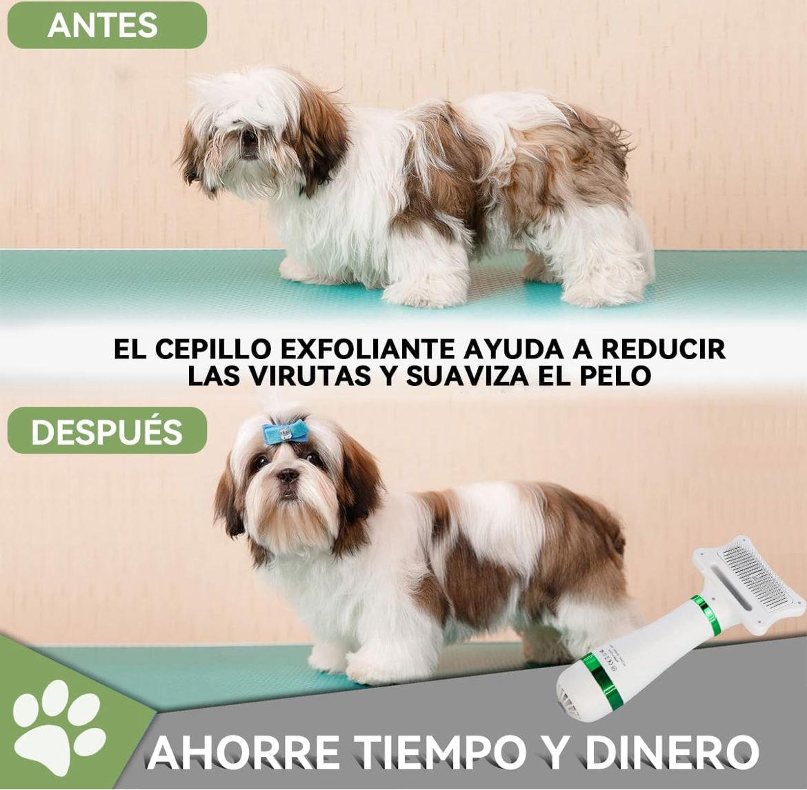 CEPILLO SECADOR PARA MASCOTAS