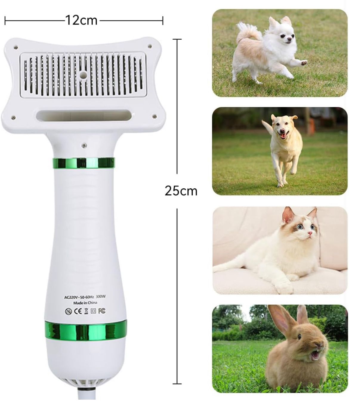 CEPILLO SECADOR PARA MASCOTAS