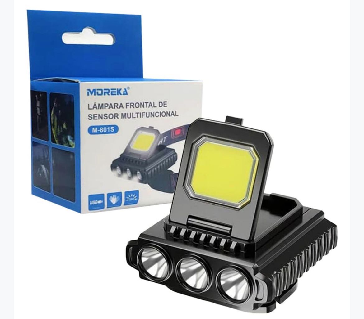 LAMPARA DE CABEZA MINERO RECARGABLE