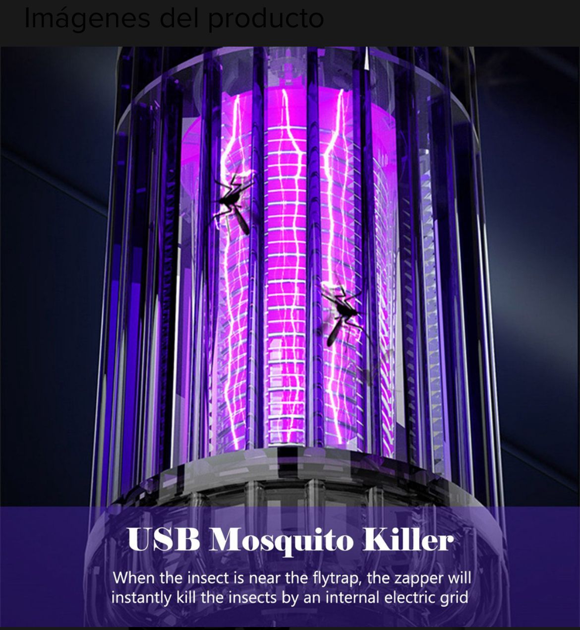 LAMPARA COLGANTE DE MOSQUITOS