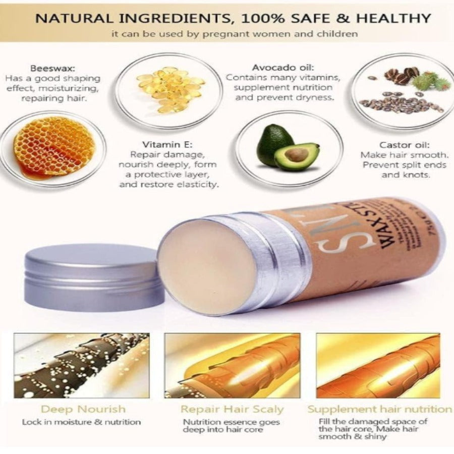 Cera Para el Cabello Barra, Peinados