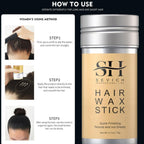 Cera Para el Cabello Barra, Peinados