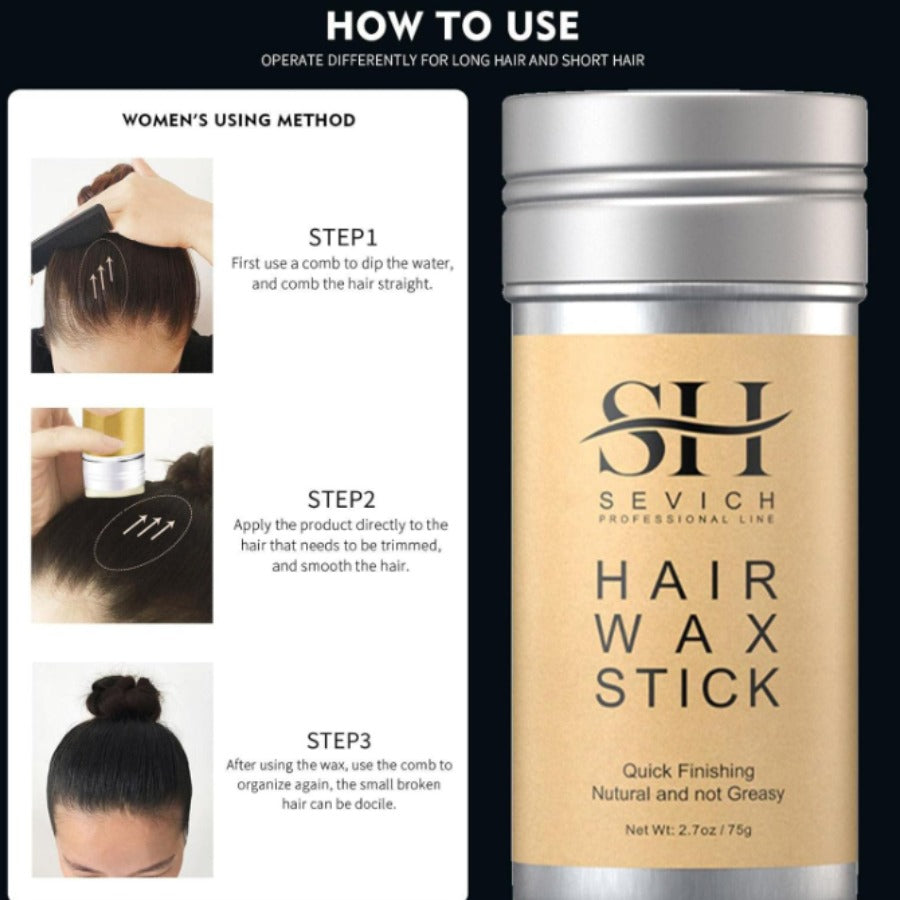 Cera Para el Cabello Barra, Peinados