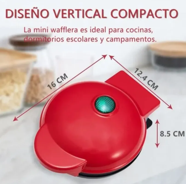 Mini Waflera En Forma De Corazon