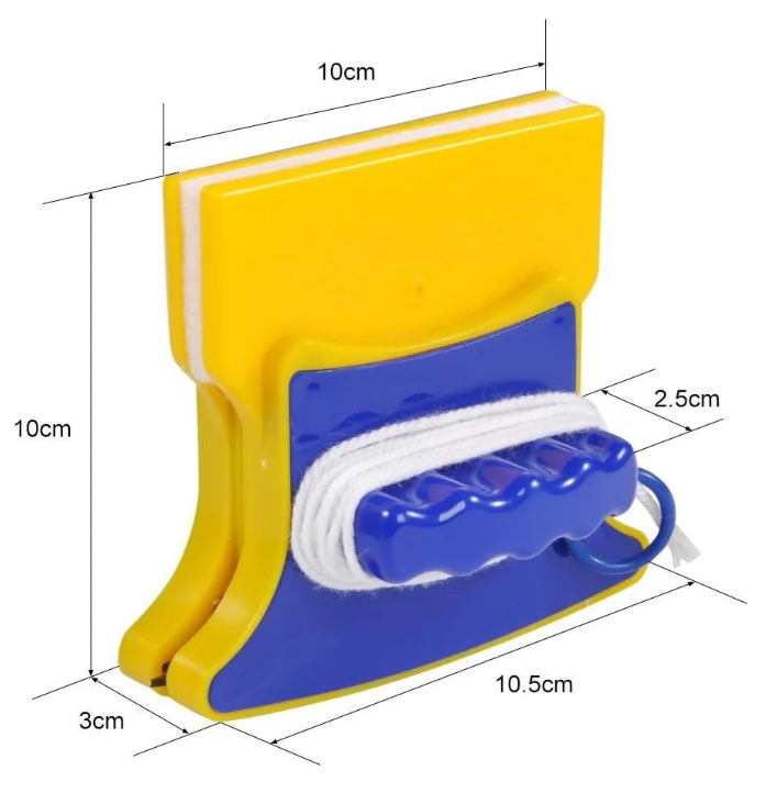 Limpiador Magnetico Ventanas Vidrio