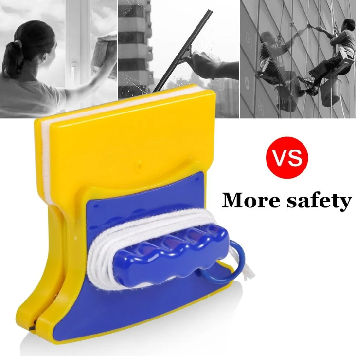 Limpiador Magnetico Ventanas Vidrio