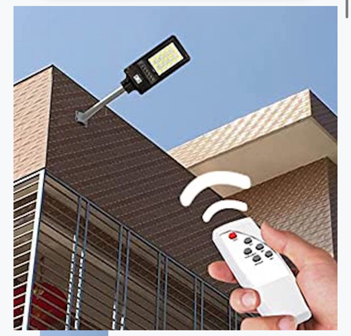 ALUMBRADO PUBLICO SOLAR CON SENSOR MOVIM