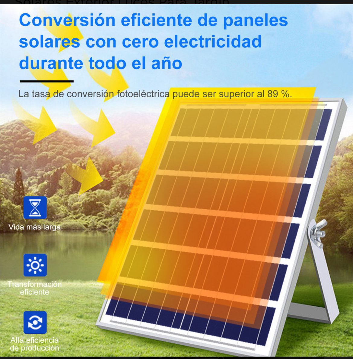 PANEL SOLAR PARA INTERPERIE