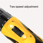 Taladro Amarillo 2 Baterías Redonda Inal