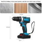 Taladro Rotomartillo Impacto 2 baterias