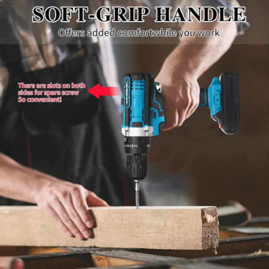 Taladro Rotomartillo Impacto 2 baterias