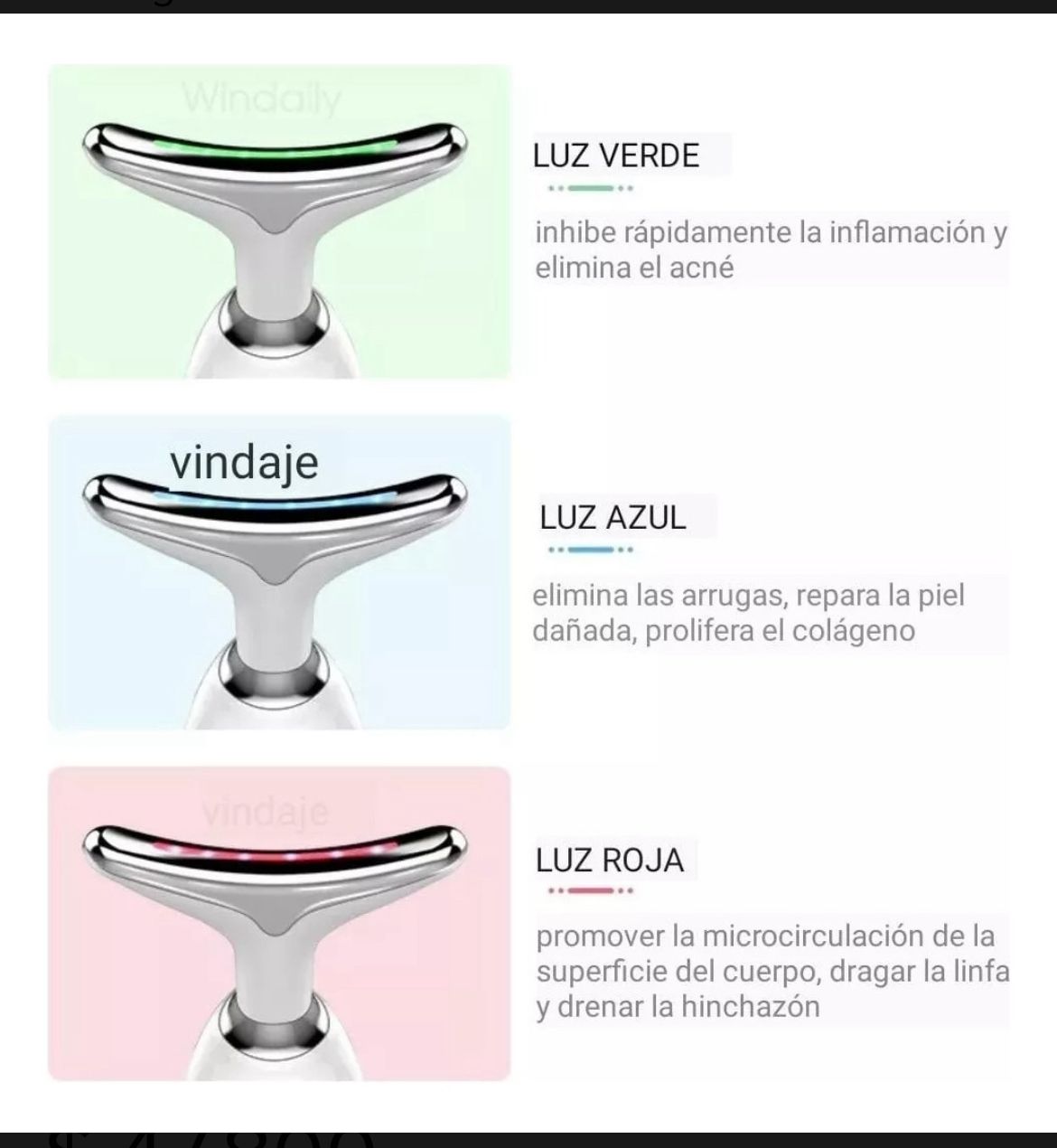 MASAJEADOR FACIAL ARRUGAS Y PAPADA