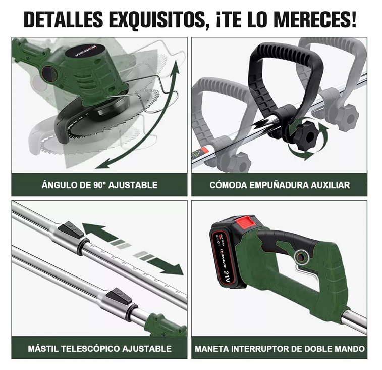 Desbrazadora Podadora Recargable