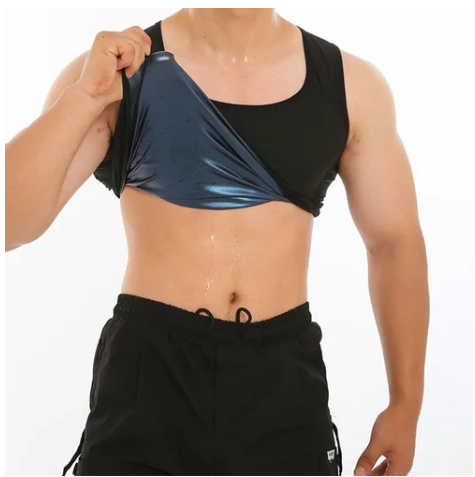 FAJA SAUNA HOMBRE MOLDEADORA TIPO CHALEC