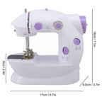 Mini Maquina De Coser Portatil Con Pedal