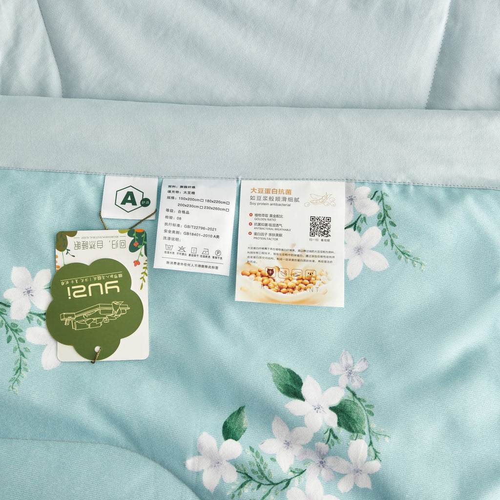 Edrecolcha rellena de fibra de soya