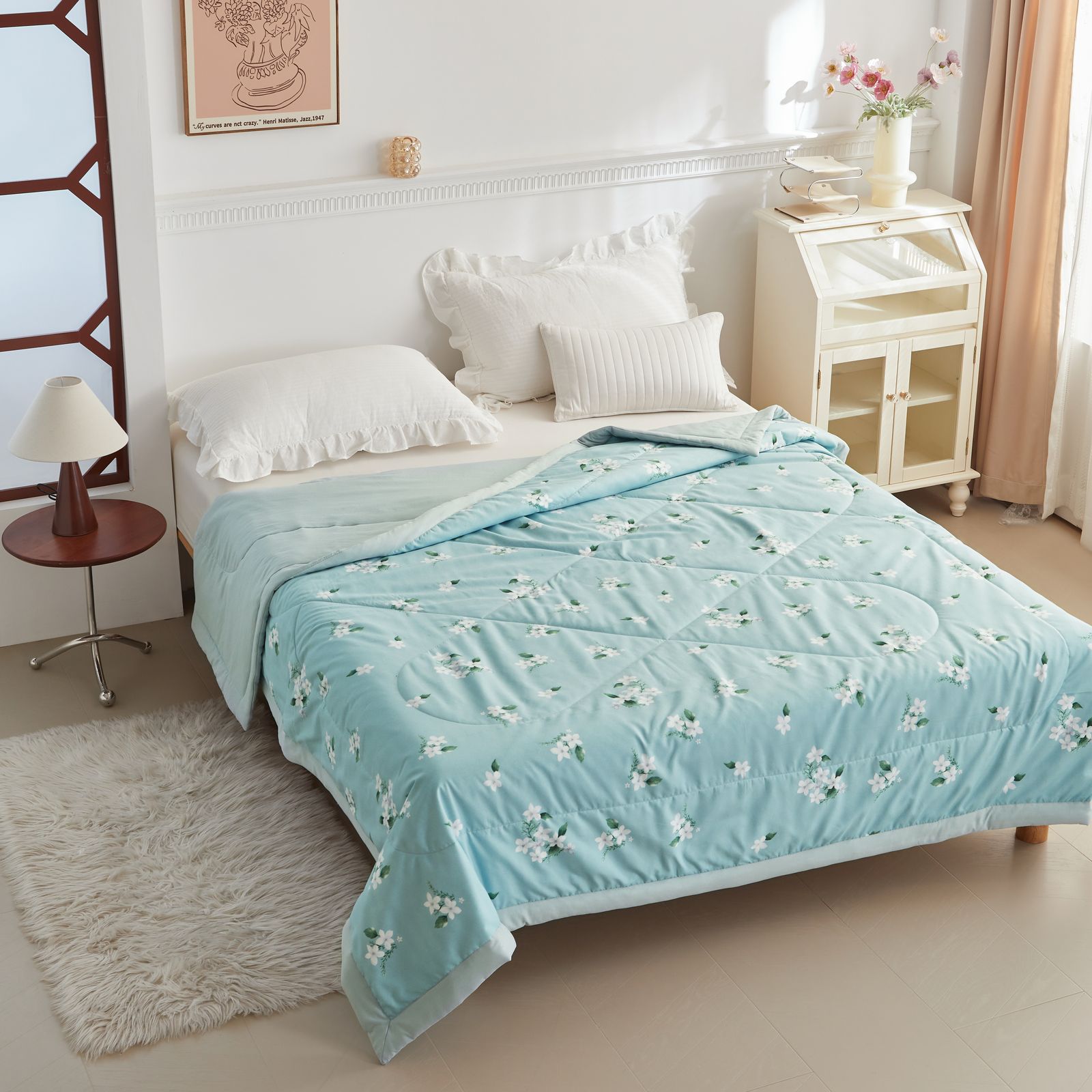 Edrecolcha rellena de fibra de soya