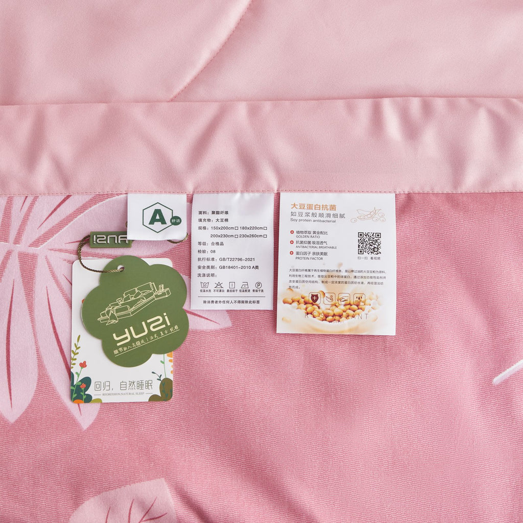 Edrecolcha rellena de fibra de soya