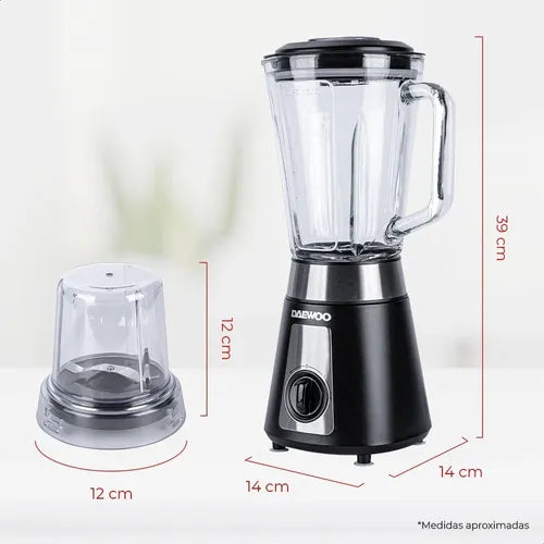 Licuadora Con Molinillo 2 V Daewoo 1.5l