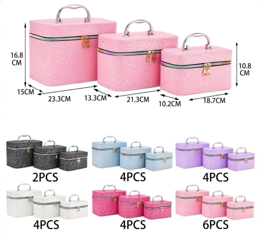 Estuche De Maquillaje De 3piezas Sorpre