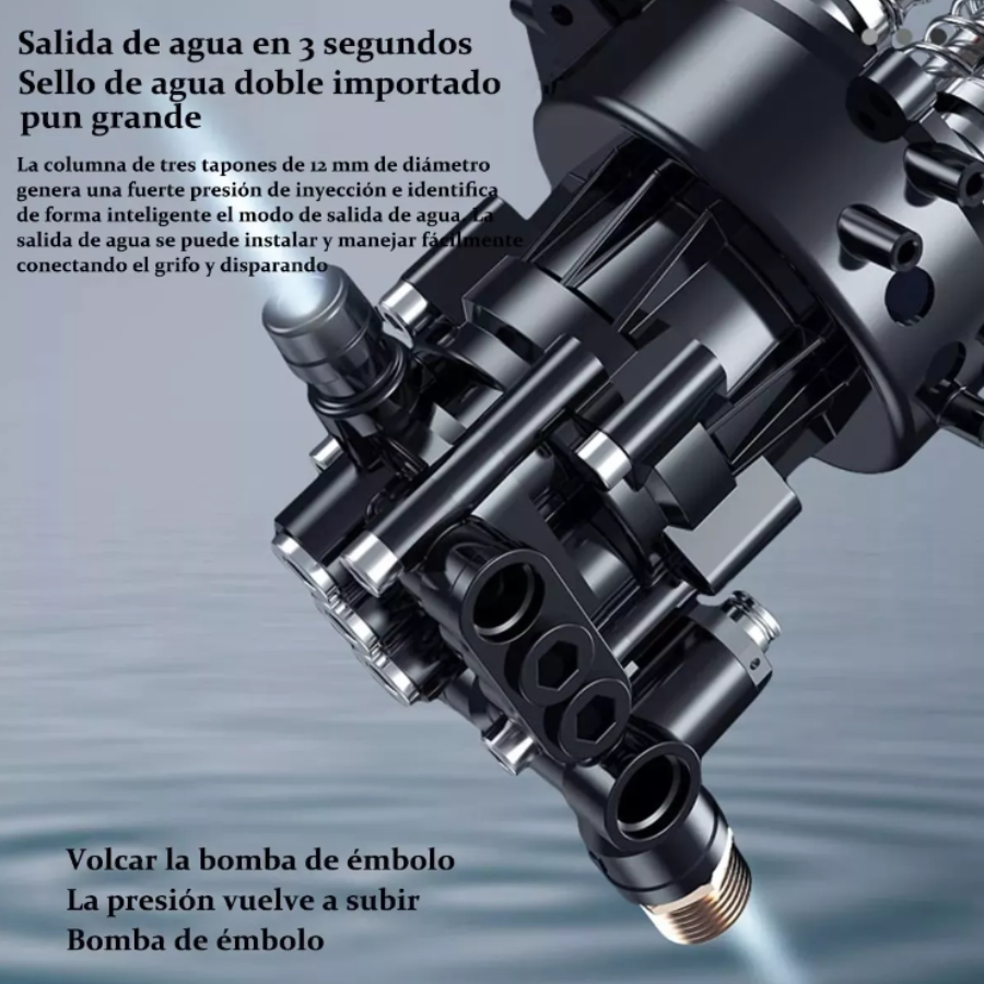 Hidrolavadora Portatil 2 baterias 48w