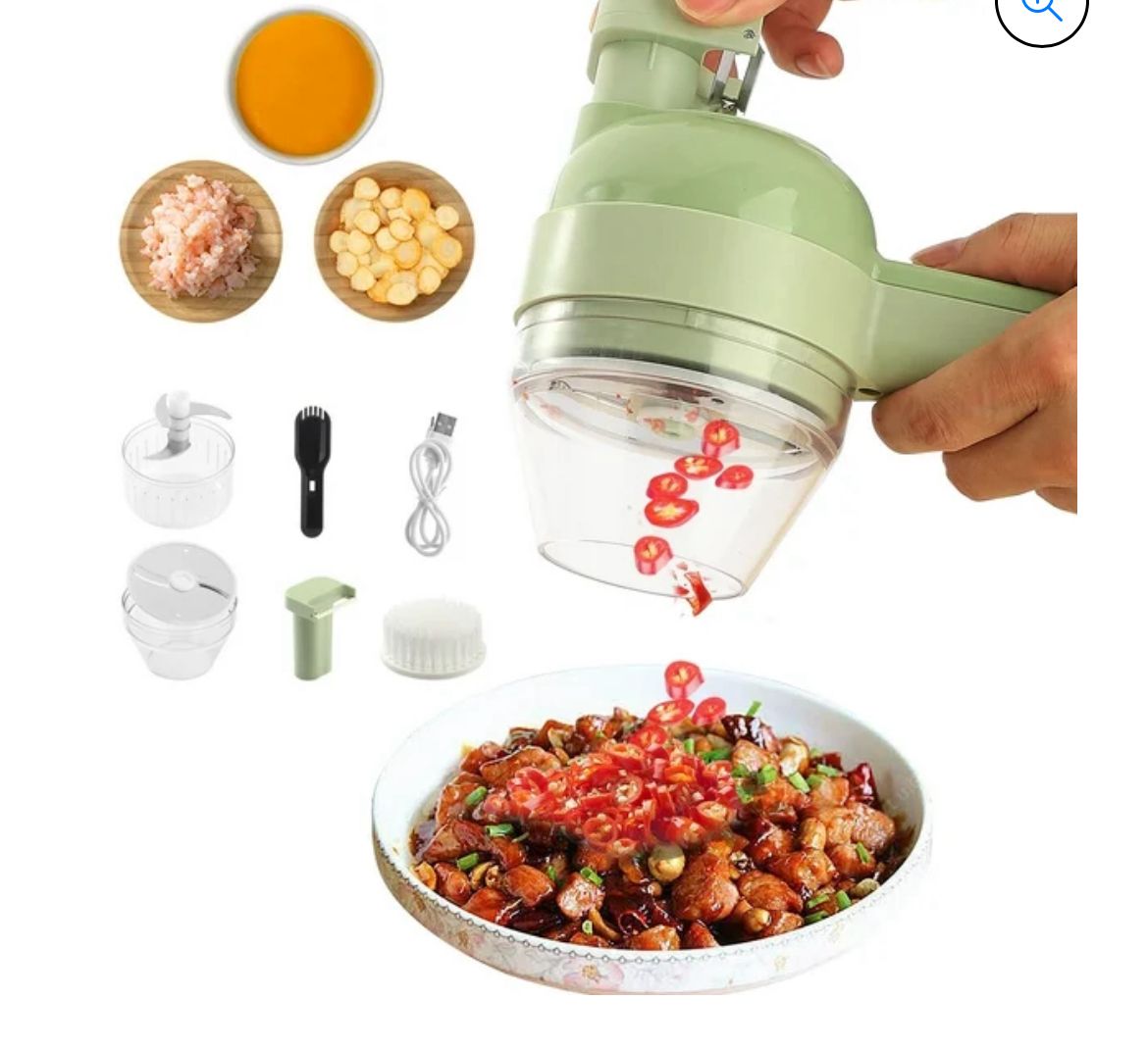 MINI PICADOR INALAMBRICA 4 EN 1