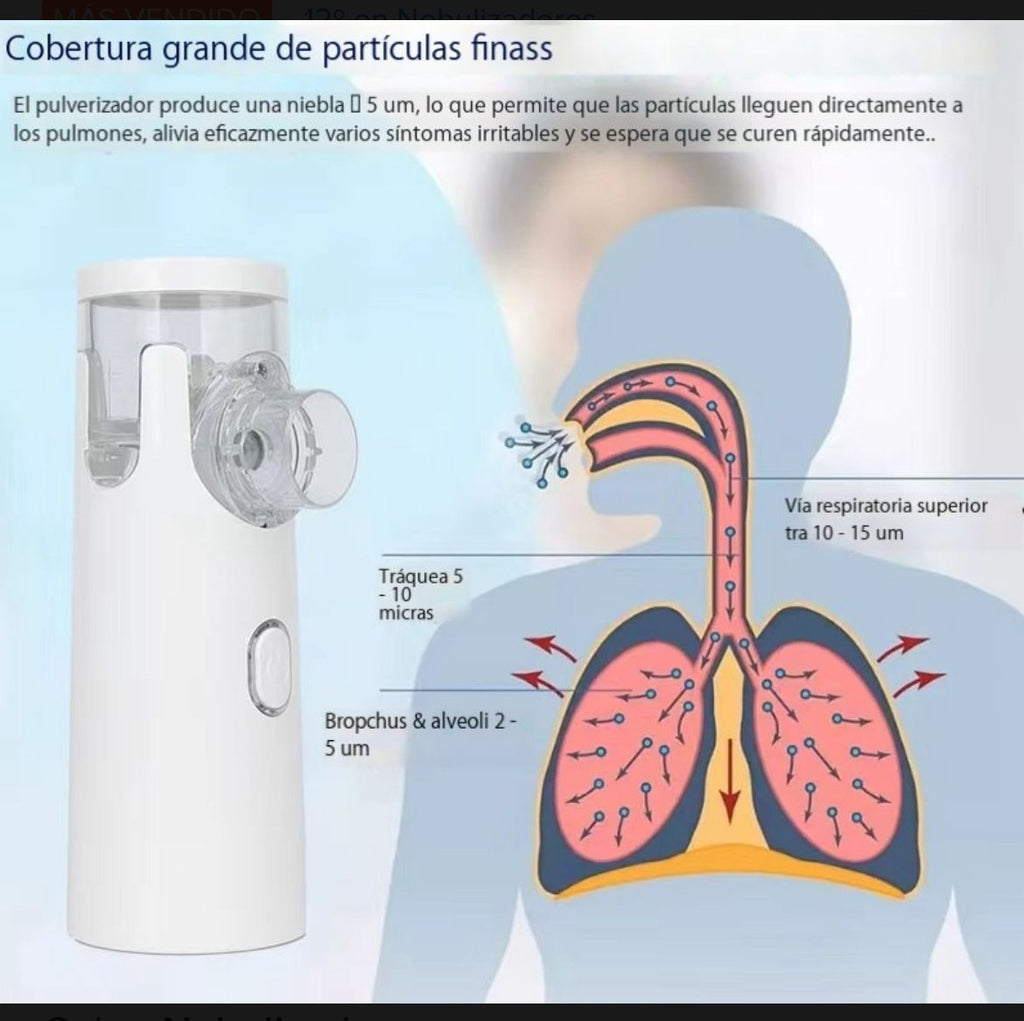NEBULIZADOR PORTATIL SILENCIOSO