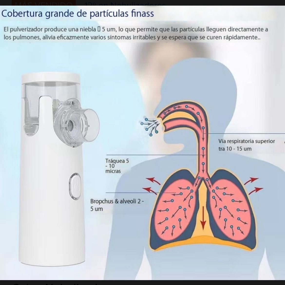 NEBULIZADOR PORTATIL SILENCIOSO