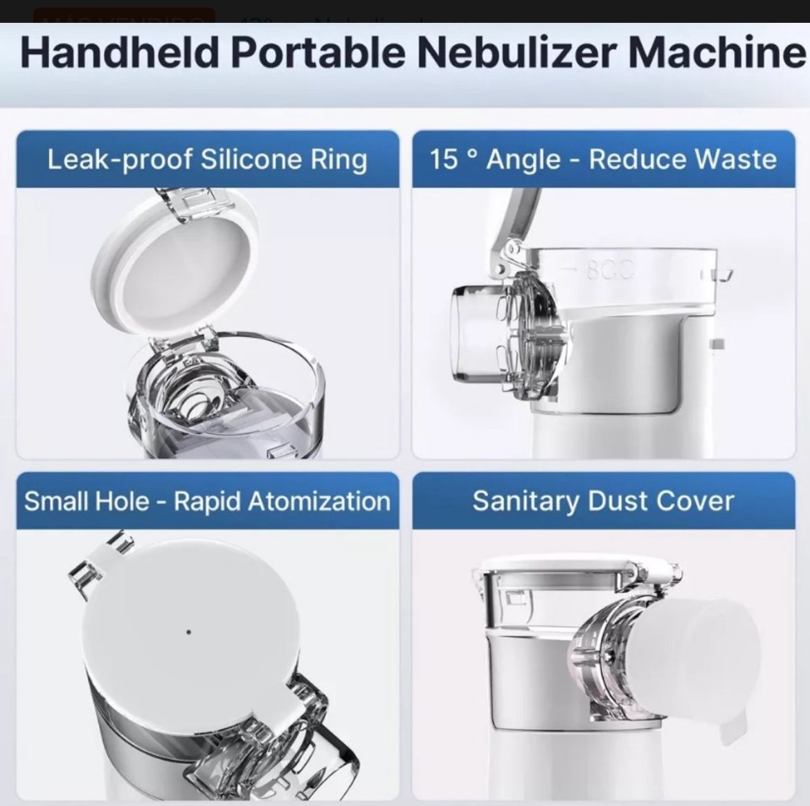 NEBULIZADOR PORTATIL SILENCIOSO