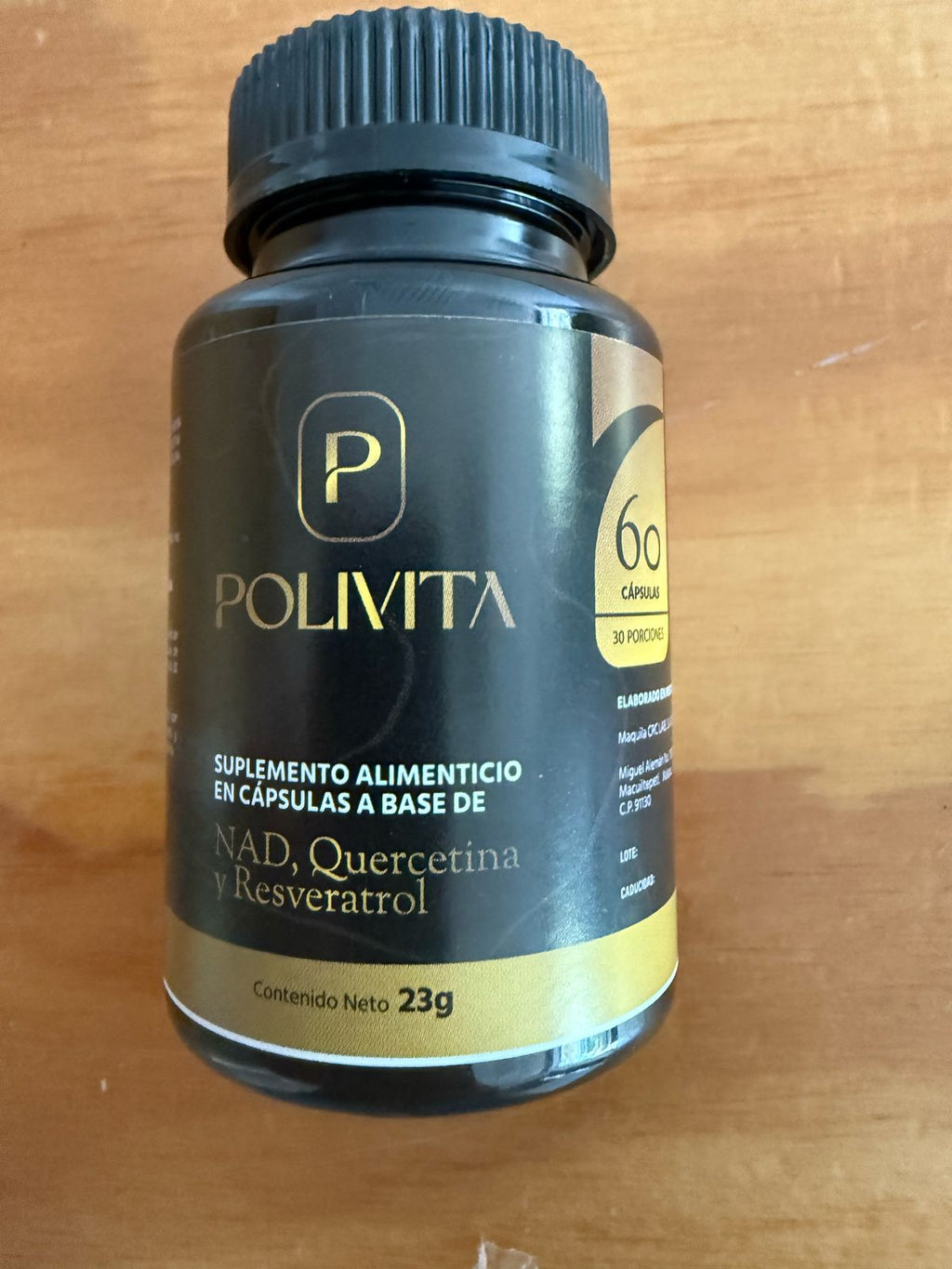 Nad+ con Resveratrol PoliVita 60cápsulas