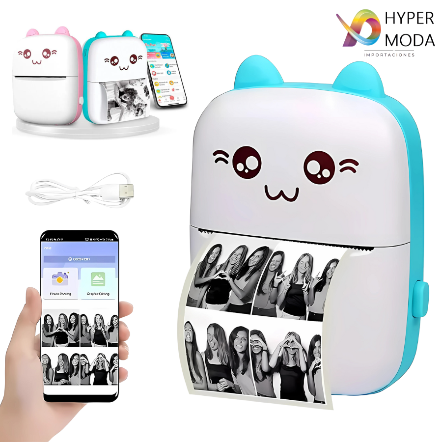 Mini Impresora Térmica Portátil Bluetoot