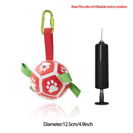 Pelota de fútbol interactiva para perros, juguete de entrenamiento inflado para perros, pelotas Border Collie para perros grandes, artículos para mascotas