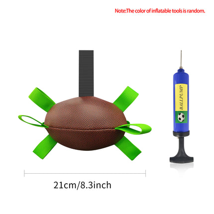 Pelota de fútbol interactiva para perros, juguete de entrenamiento inflado para perros, pelotas Border Collie para perros grandes, artículos para mascotas