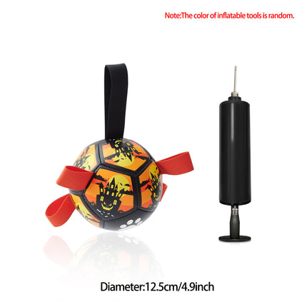 Pelota de fútbol interactiva para perros, juguete de entrenamiento inflado para perros, pelotas Border Collie para perros grandes, artículos para mascotas