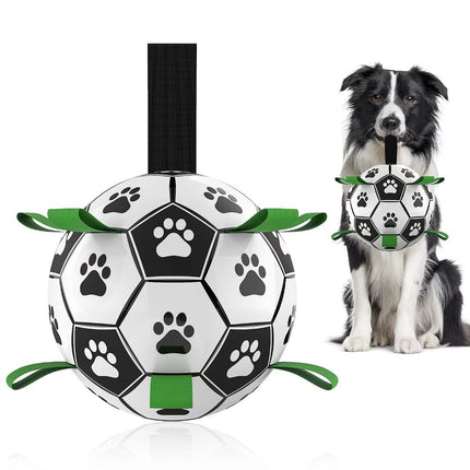 Pelota de fútbol interactiva para perros, juguete de entrenamiento inflado para perros, pelotas Border Collie para perros grandes, artículos para mascotas