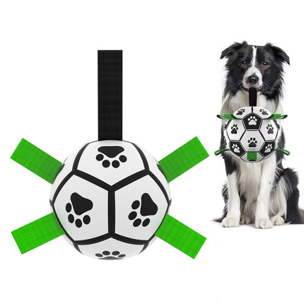 Pelota de fútbol interactiva para perros, juguete de entrenamiento inflado para perros, pelotas Border Collie para perros grandes, artículos para mascotas