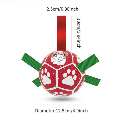 Pelota de fútbol interactiva para perros, juguete de entrenamiento inflado para perros, pelotas Border Collie para perros grandes, artículos para mascotas