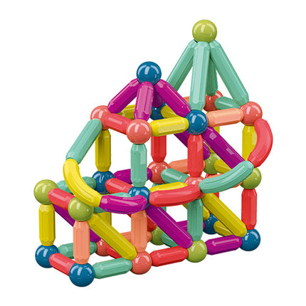 Juego de Bloques Magnéticos de Construcción para Bebés, Imanes para Niños, Ladrillos de Juguete Magnéticos