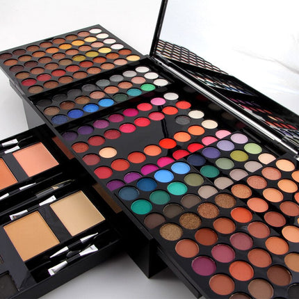 Set de 180 sombras de ojos y coloretes, caja de paleta de maquillaje personalizada con forma de piano